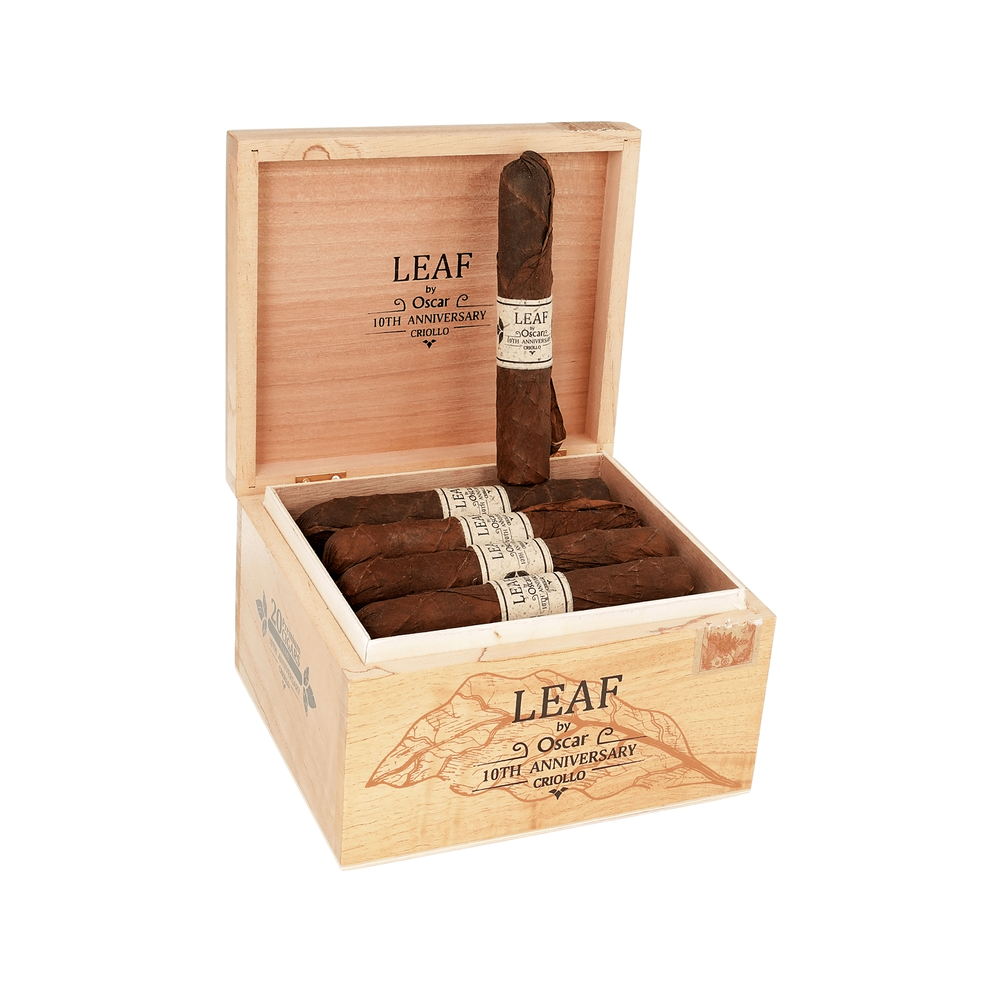 LEAF-BY-OSCAR-10TH-ANNIVERSARY-CRIOLLO-6-X-60-SIXTY-2.png 奥斯卡之叶 10周年纪念 克里奥罗<br>LEAF BY OSCAR 10TH ANNIVERSARY CRIOLLO SIXTY - 图片 1