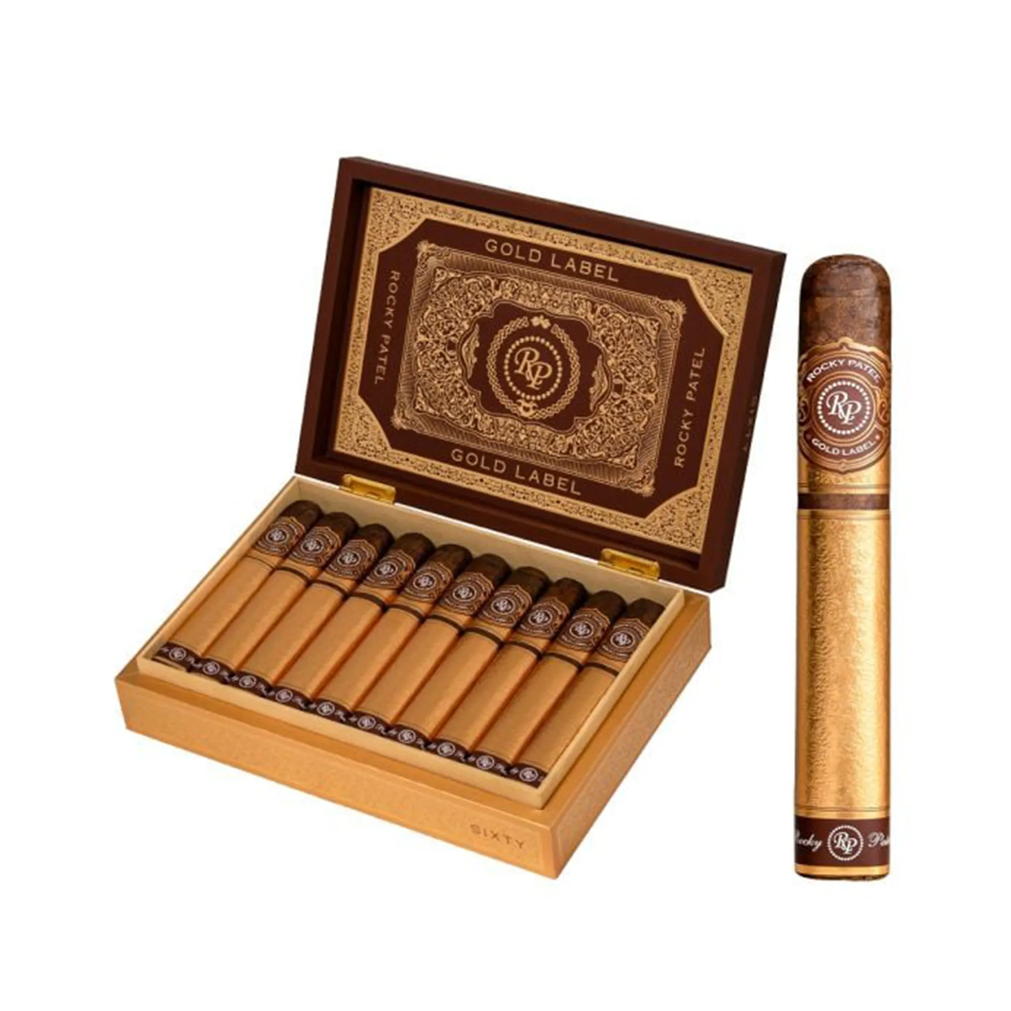 ROCKY-PATEL-GOLD-LABEL-SIXTY-2.webp 洛基·帕特尔 金标系列<br>ROCKY PATEL GOLD LABEL SIXTY - 图片 1